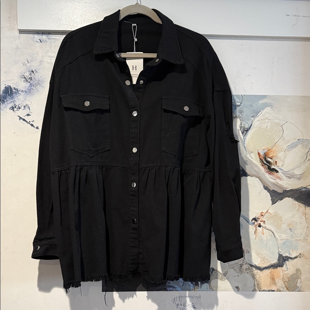Black Jean Jacket